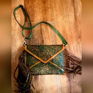 TOOLED LEATHER PURSE